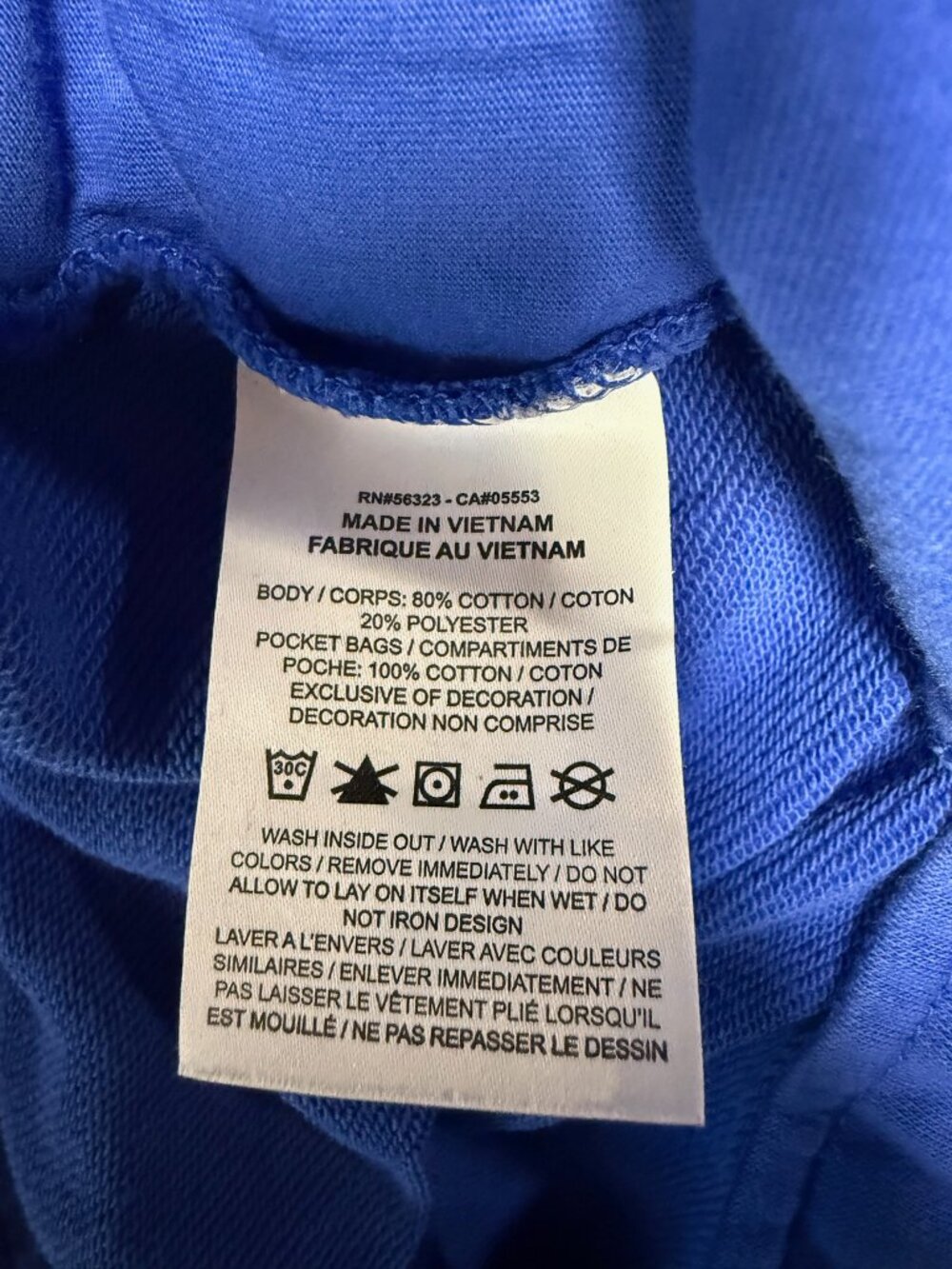 NIKE Women's NSW Essential French Terry Shorts Size M In Blue - Picture 6 of 7